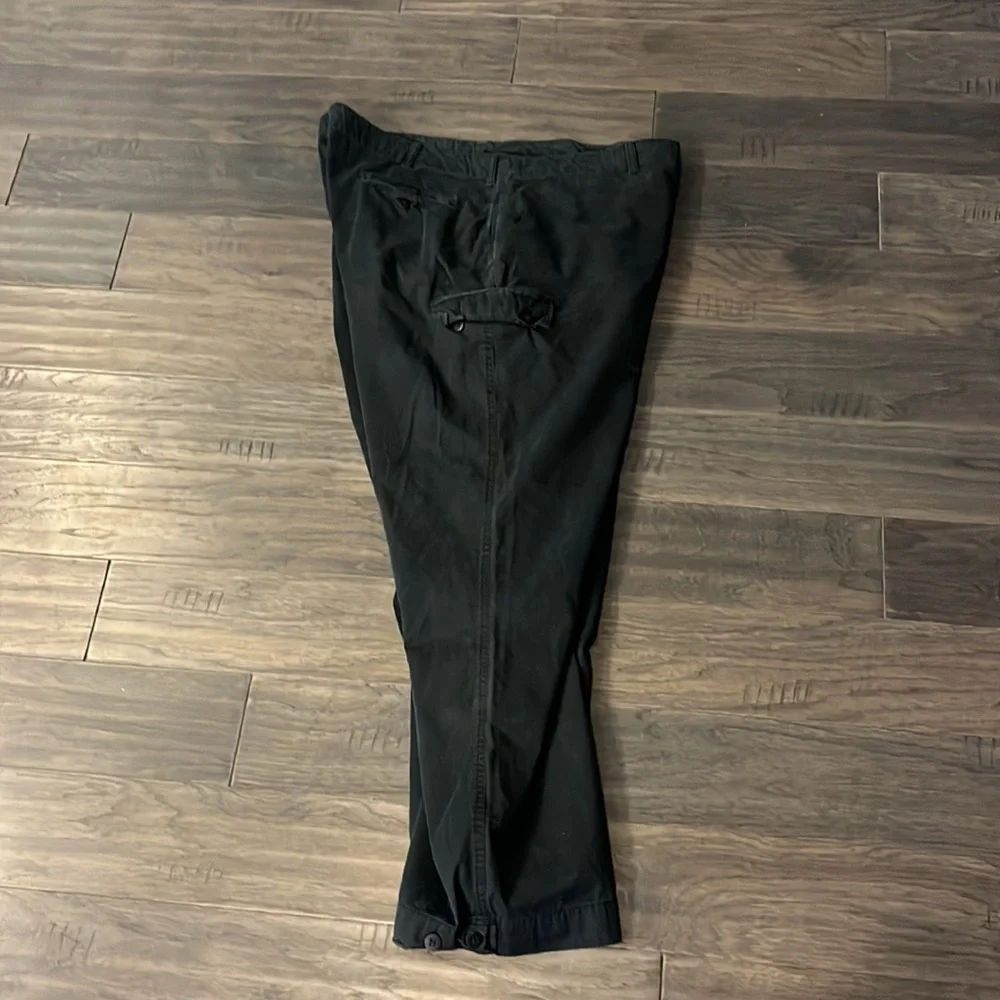 Polo Ralph Lauren Cargo Pants Mens Size 42x32 vintage black chino pockets